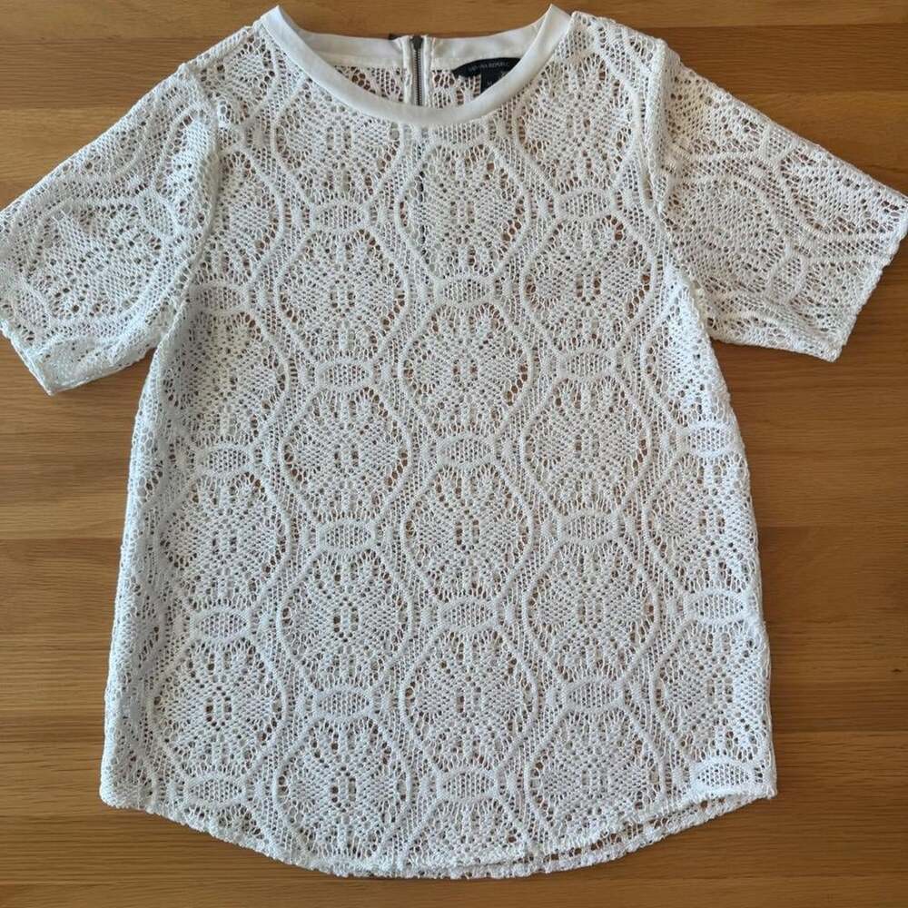 Banana Republic Women's White Blouse